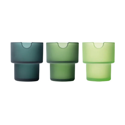 FLOWER POTS ASHTRAY SET